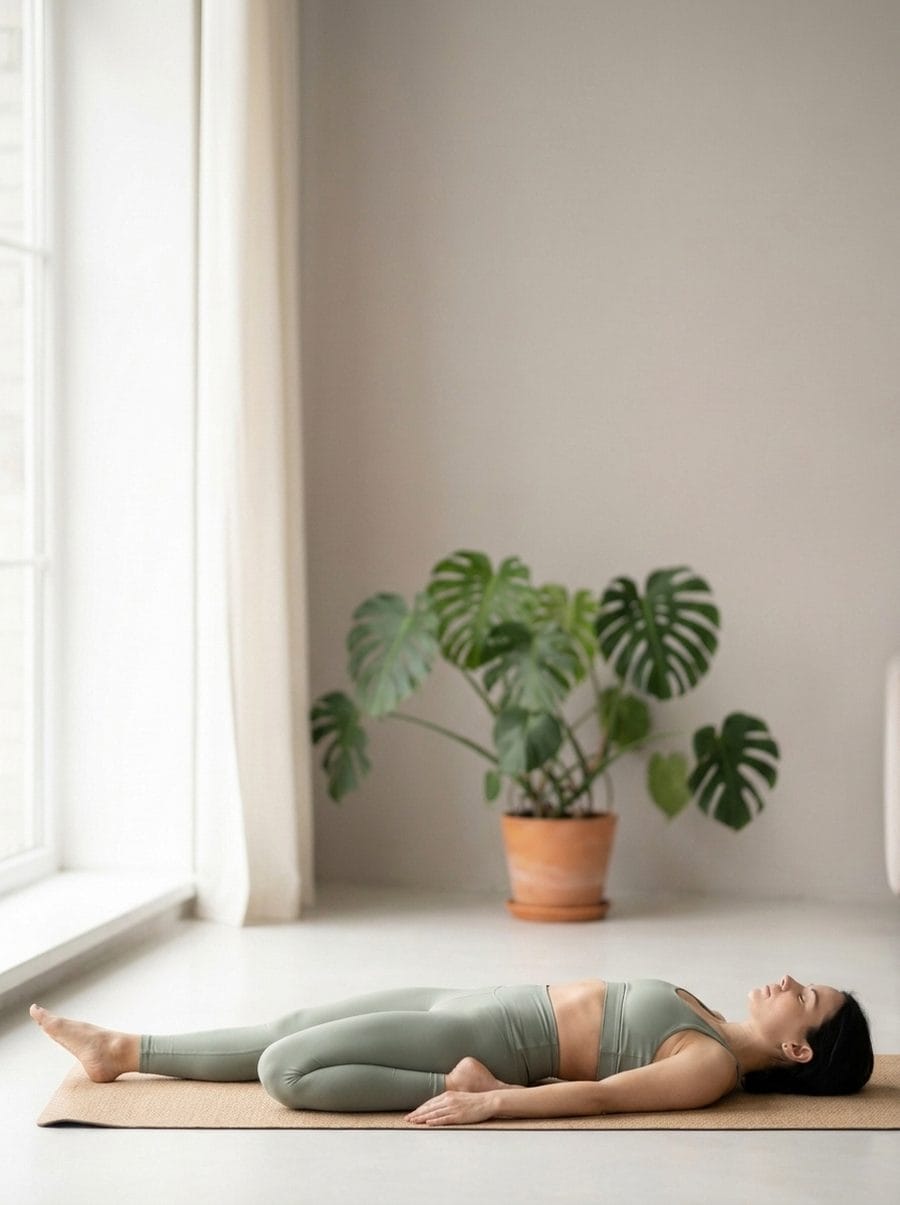 Reclining Half Hero Pose